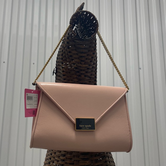 NWT Kate Spade Anna Medium Envelope Bag in Mochi Pink Color - Picture 8 of 15